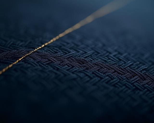 Close-up of high-quality textile weave and design patterns